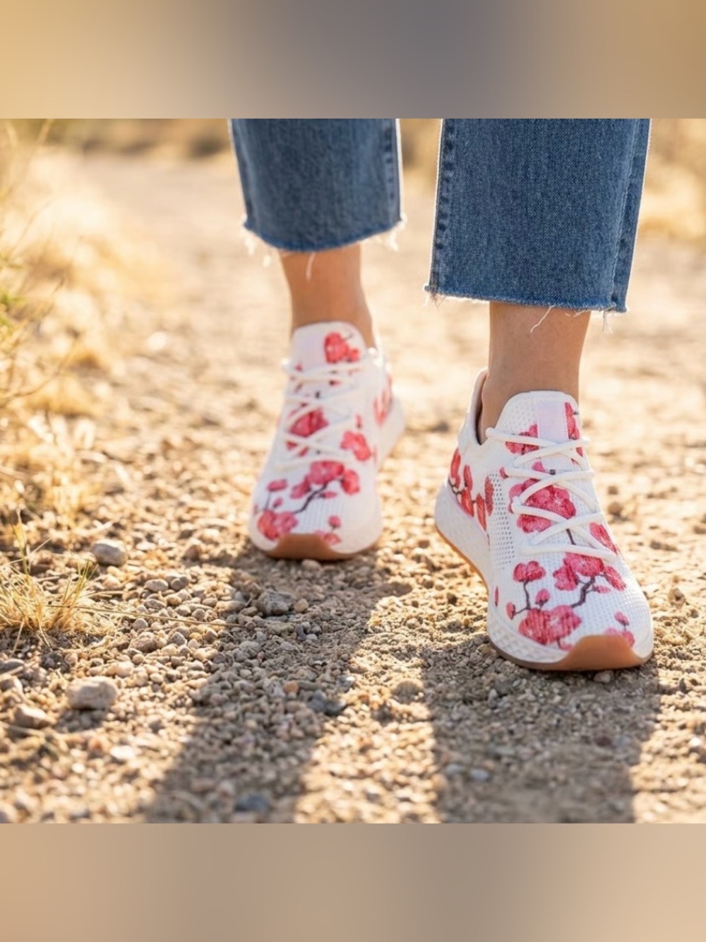 J/Slides Ophelia Floral Print Sneakers – Women’s Size 7 - Picture 3 of 11